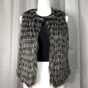 Faux fur vest